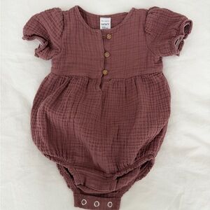 Carter's Dusty Rose Baby Romper